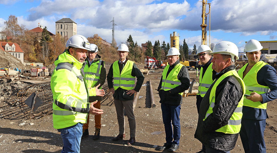 Baustellenbesichtigung