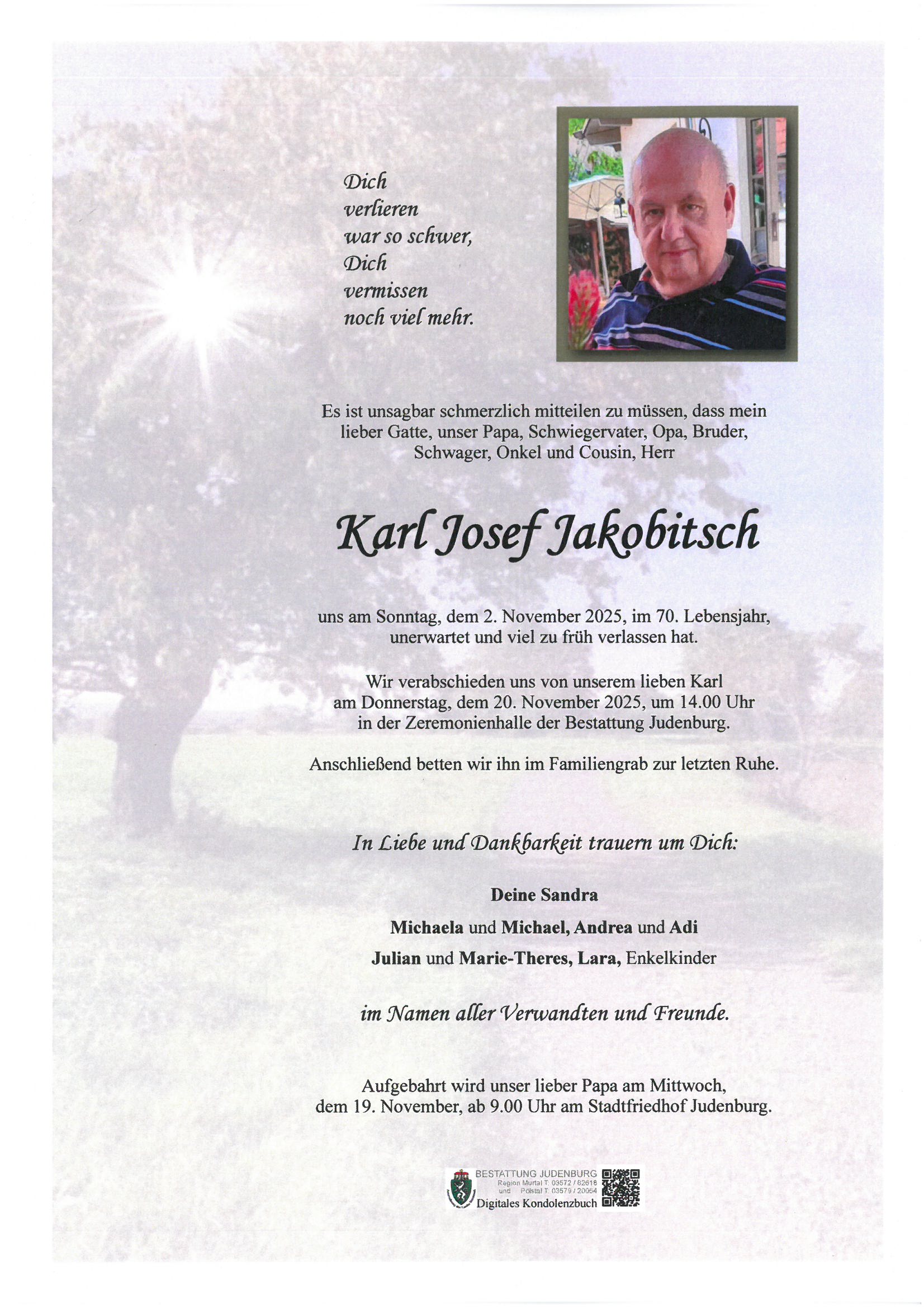 Parte Jakobitsch Karl Josef