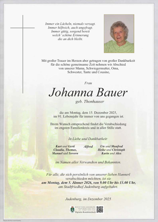 Parte Bauer Johanna