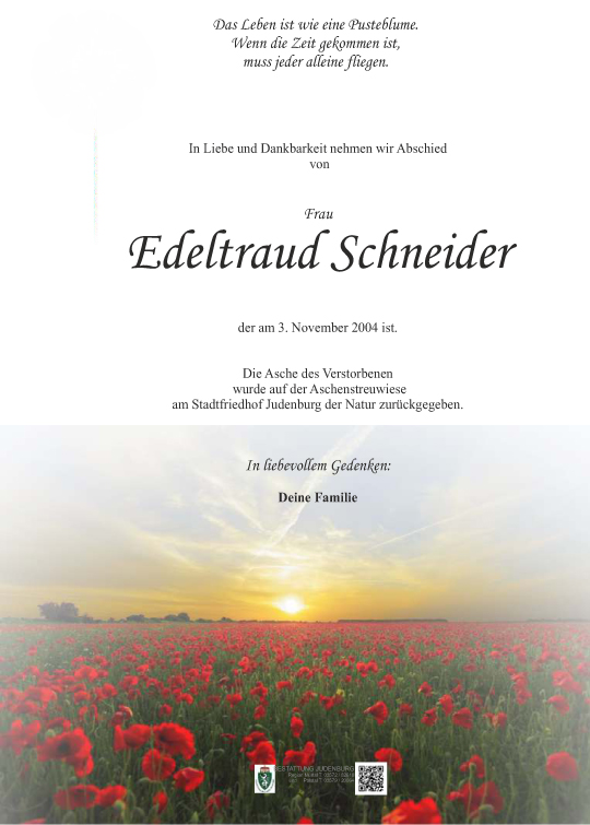 Parte Schneider Edeltraud