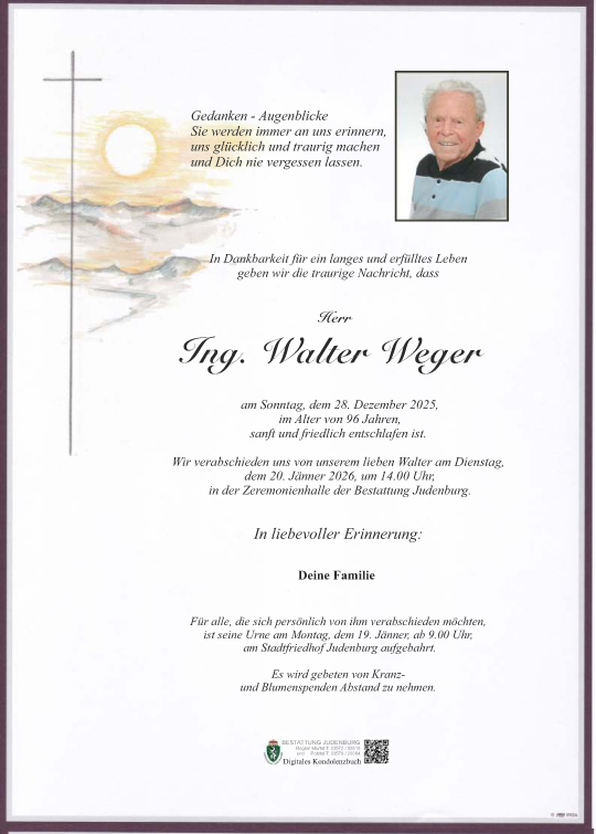 Parte Ing. Walter Weger