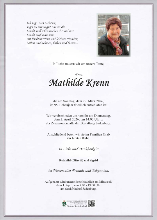Parte Krenn Mathilde