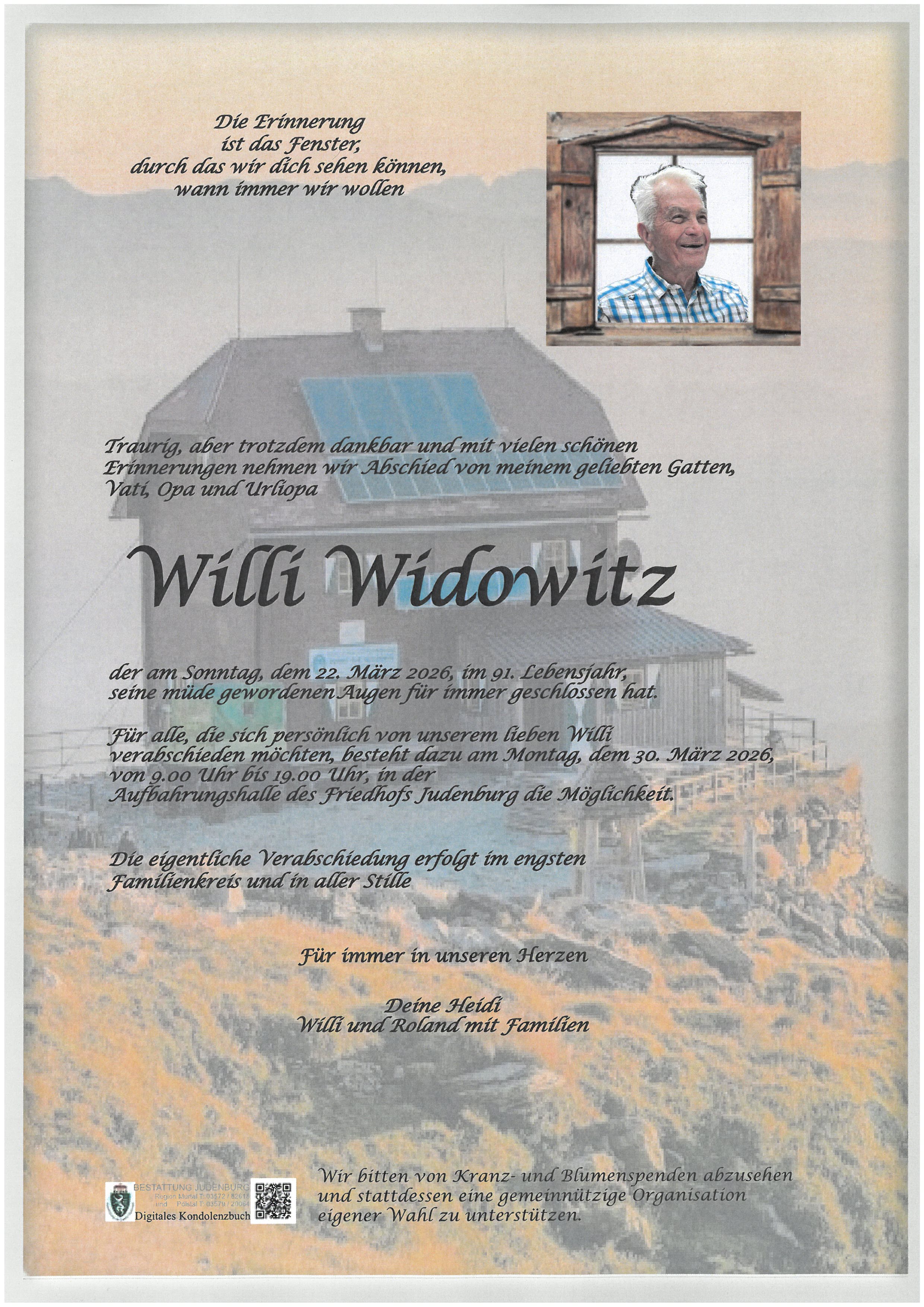 Parte Widowitz Willi