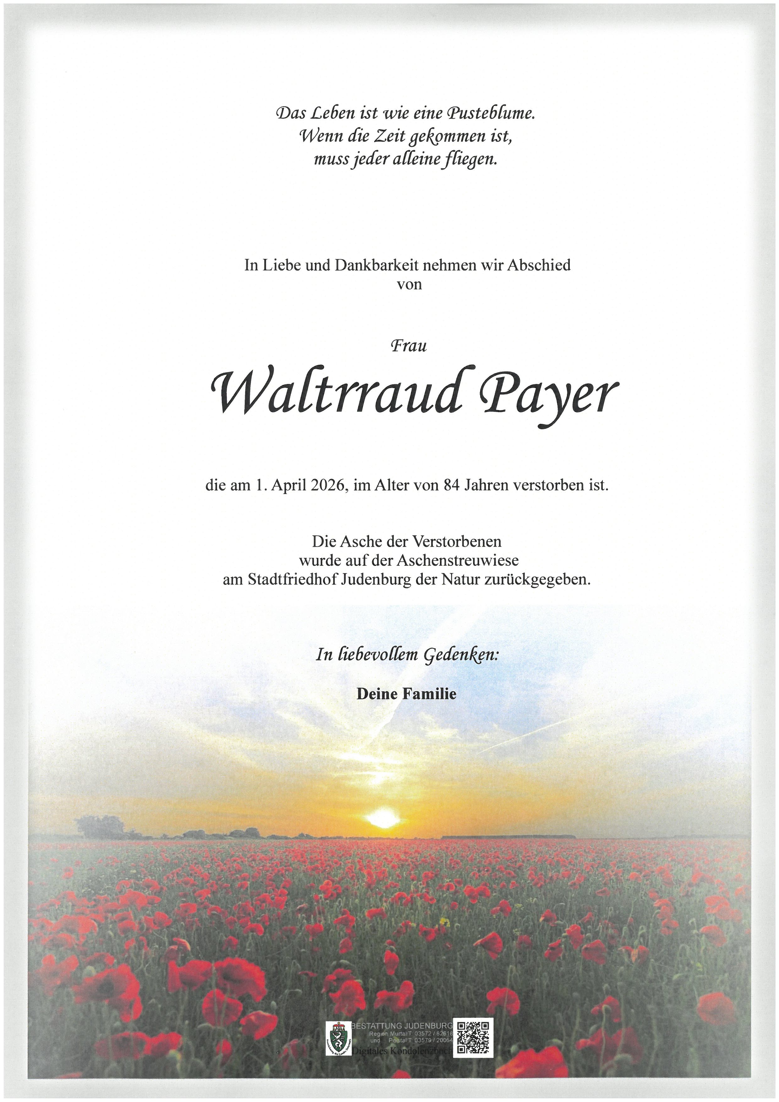 Parte Payer Waltraud