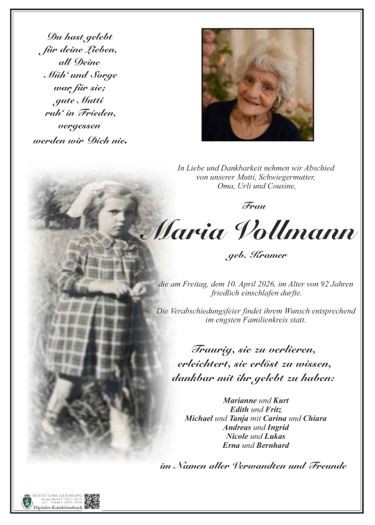 Parte Vollmann Maria