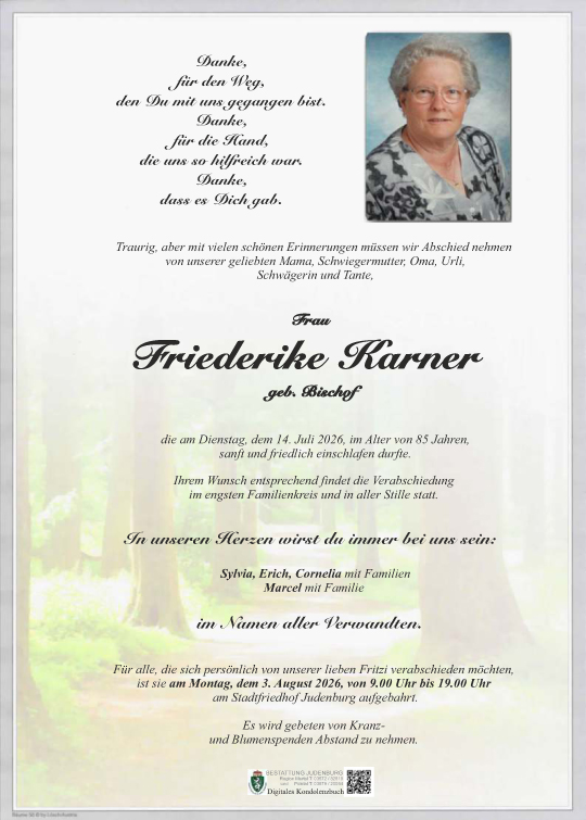 Parte Karner Friederike
