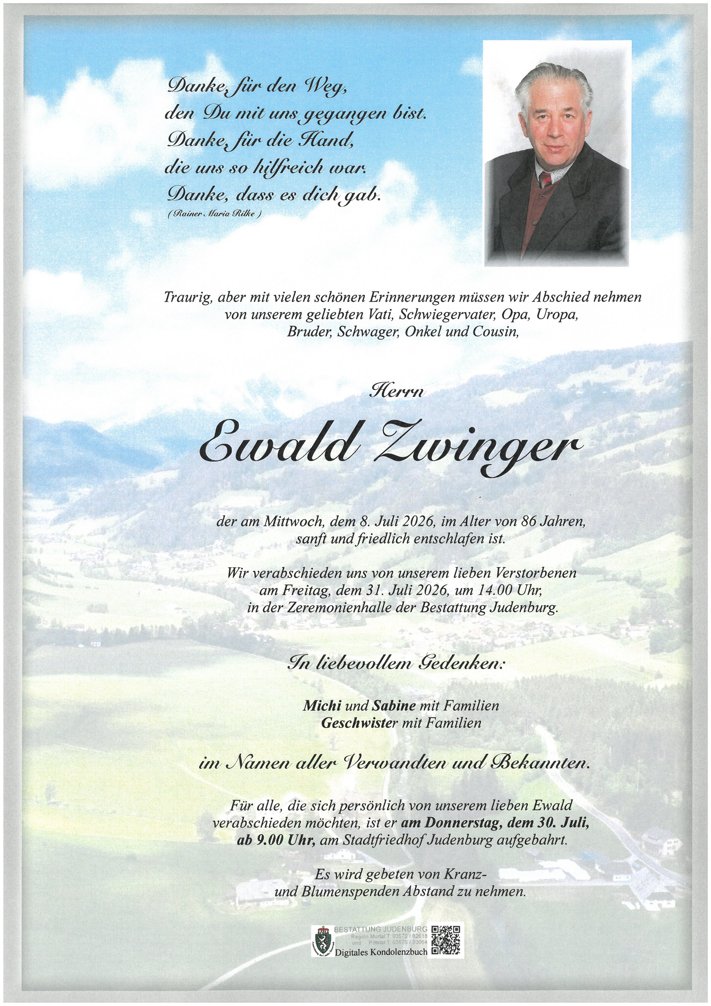 Parte Zwinger Ewald